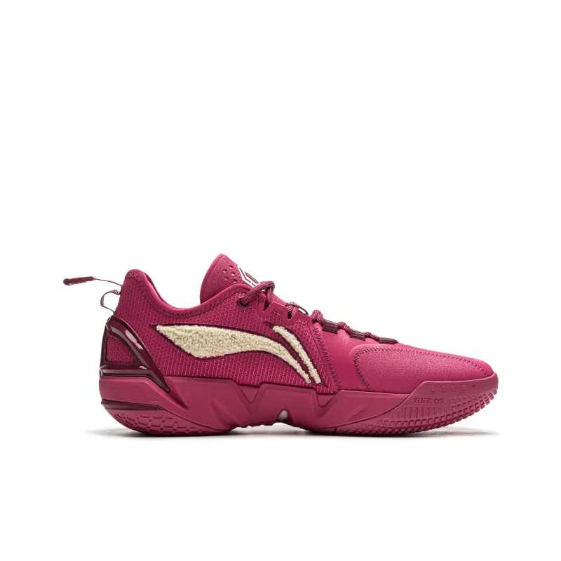 LiNing Anti-Wool 4.5 Cushioned Slip-Resistant Abrasion-Resistant Low-Top Basketball Shoes Men's Red-1