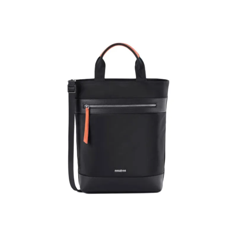 AMERICAN TOURISTER Polyester Tote Bag, Shopping Bag, Shoulder Bag, Crossbody Bag, Handbag Unisex Black-0