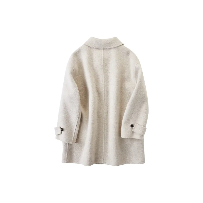 XIANGYING Coats Women's Beige-1
