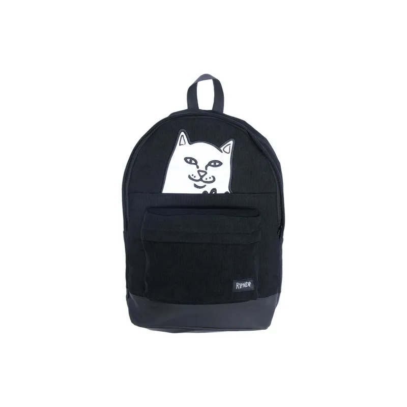 RIPNDIP Corduroy Backpack Unisex Black-0
