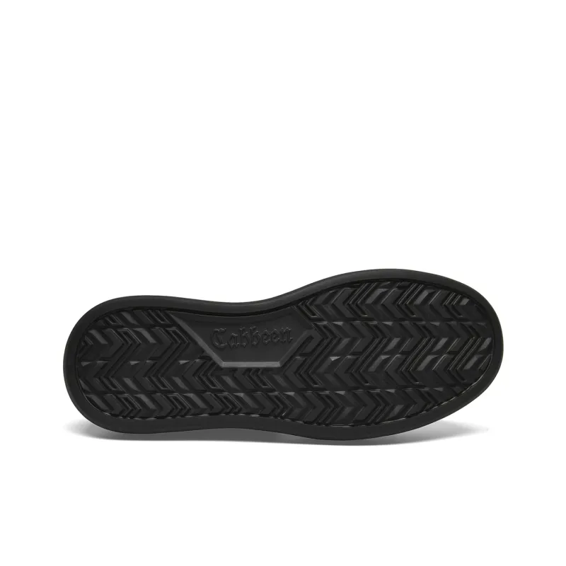 Cabbeen Abrasion Resistant Low Top Skateboard Shoes Men's Coal Black-5