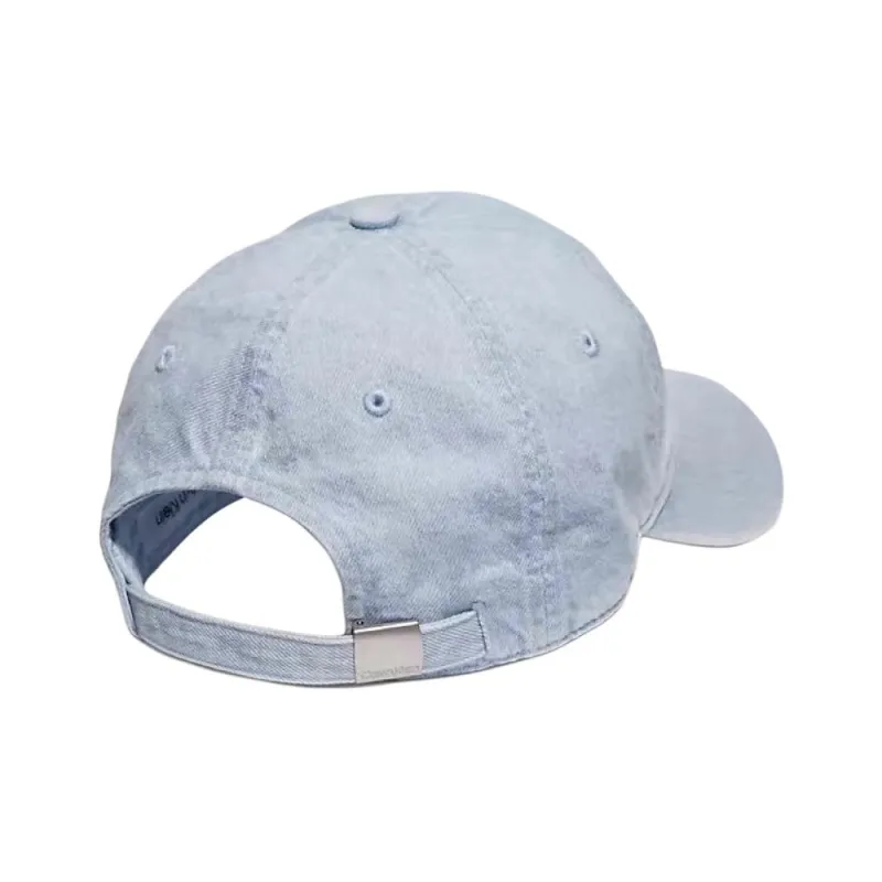 CALVIN KLEIN Cotton Baseball Caps Unisex Blue-1