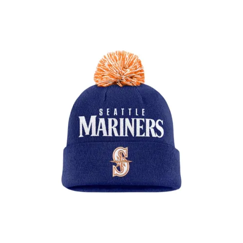 Nike Seattle Mariners Peak Men's Nike Mlb Cuffed Pom Beanie