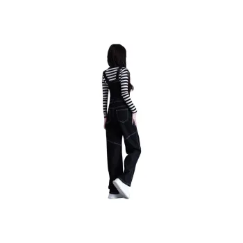 You Cow Me Pants Overalls Women's Black