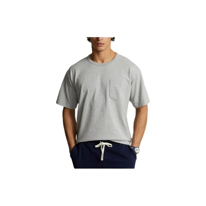 Polo Ralph Lauren T Shirts Men Light Gray-3