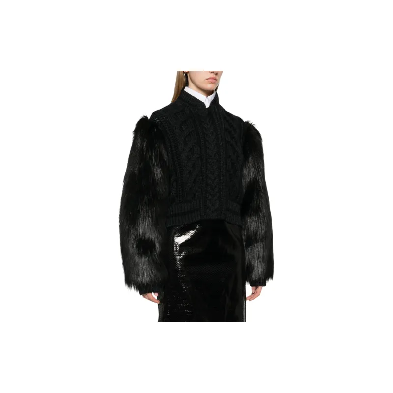 Givenchy Faux fur Trim Cardigan-2