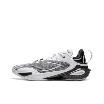 LiNing Flash Strike 11 Supportive And Elastic Low Top Basketball Shoes Men's Black White