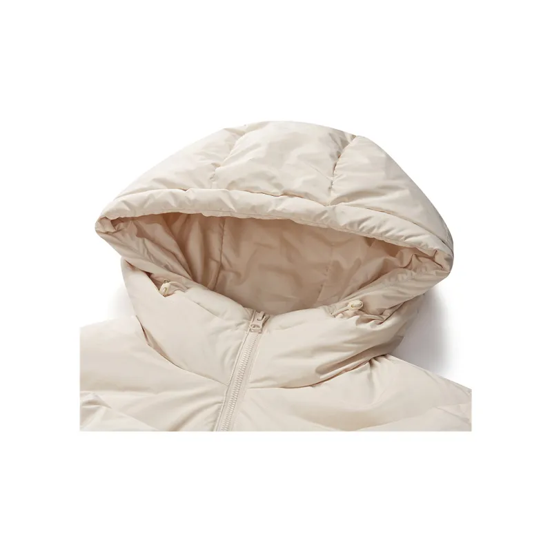 FILA FUSION FOB Down Jacket Unisex Wheat Cream-2