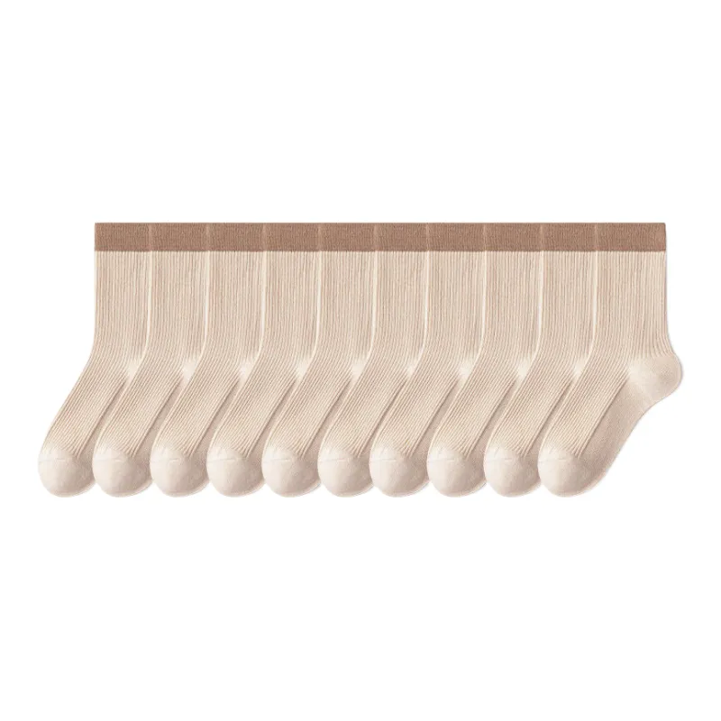 Lan Miao Mid Calf Socks Women's 10 Pack-12