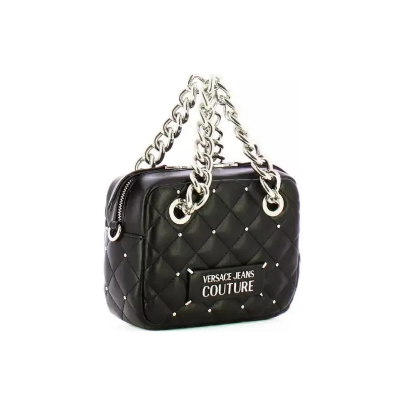 VERSACE JEANS COUTURE Polyurethane Handbag Women's Black-3