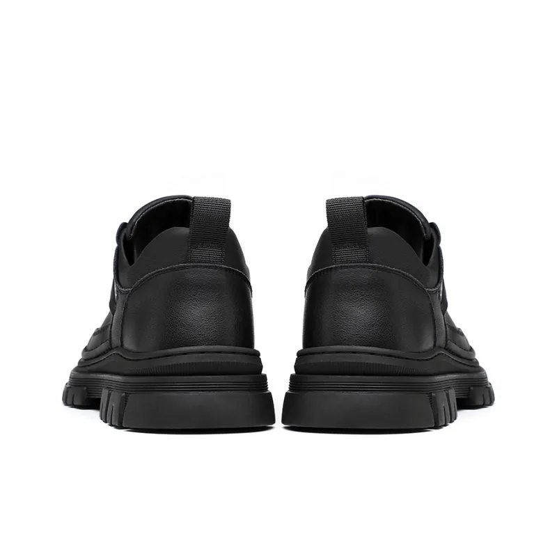 Playboy Wear Resistant Low Top Skateboard Shoes Men's Black-2