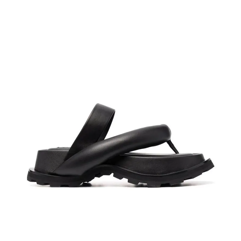 JIL SANDER Flip Flops Women's Bright Black-1