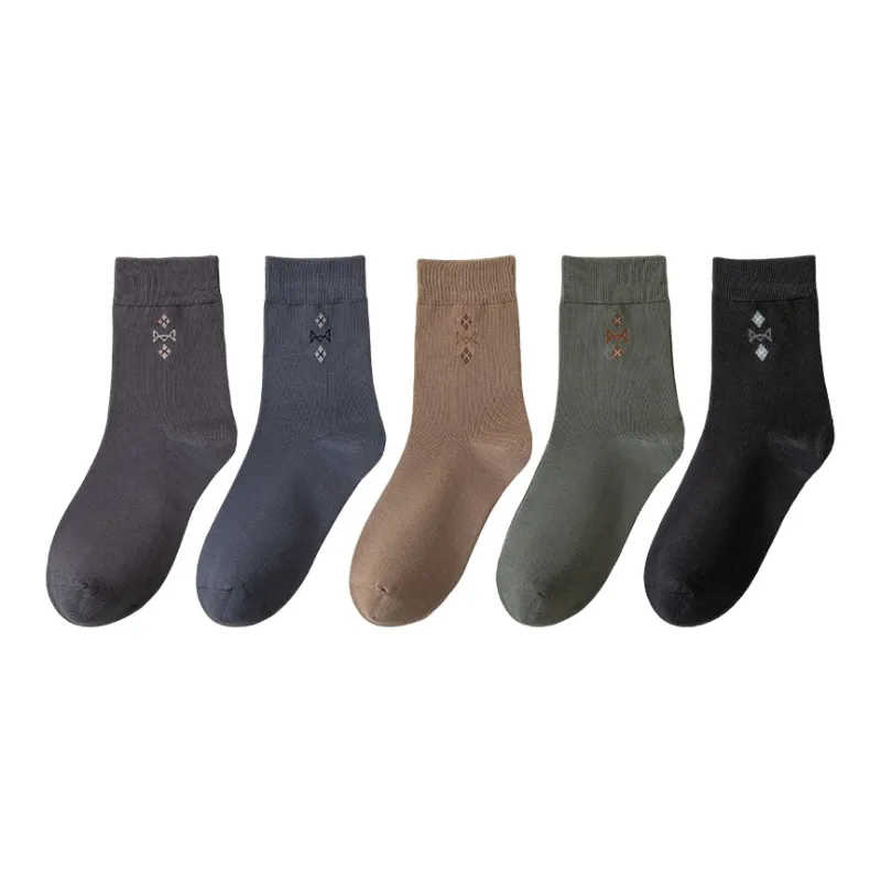 MIIOW Mid Calf Socks Men's Combo Set-15