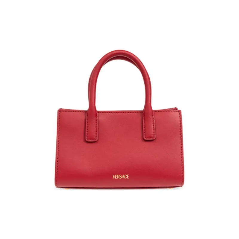 FANSIZHE Medusa '95 Leather Tote Bag, Shopping Bag, Shoulder Bag, Crossbody Bag, Handbag Regular Women's Red-2