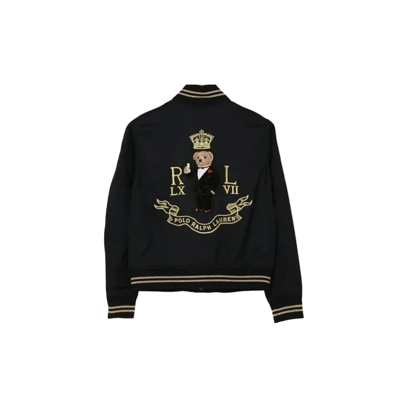 Polo Ralph Lauren SS22 Jackets Coats Women's Black Gold-1