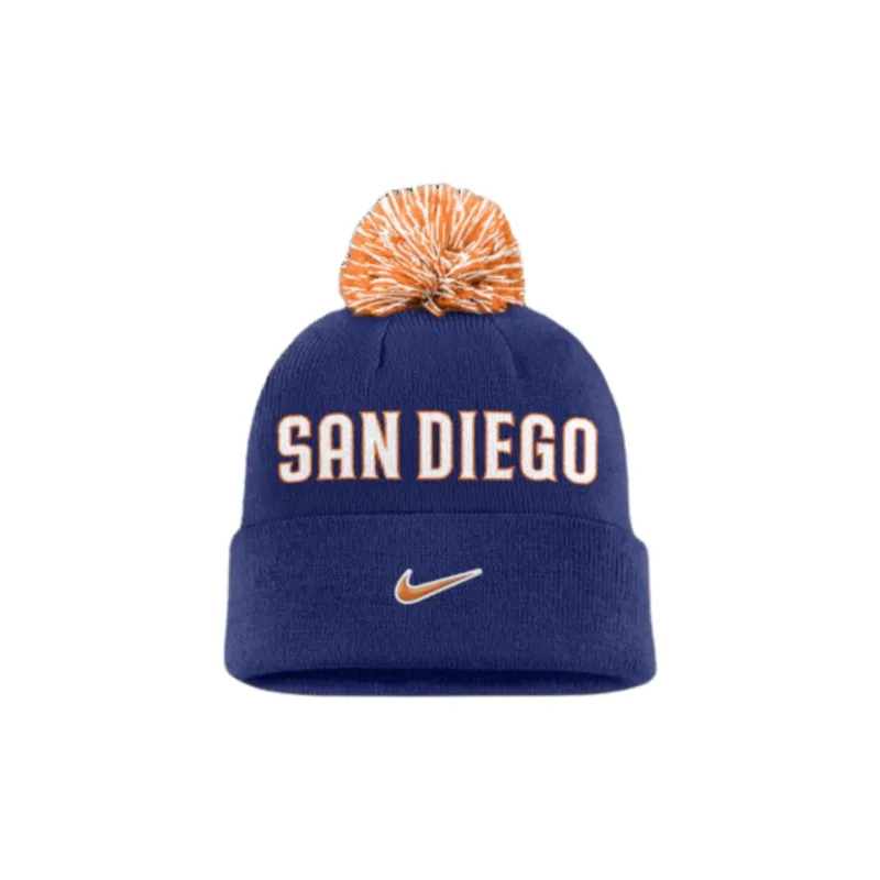 Nike San Diego Padres Peak Men's Nike Mlb Cuffed Pom Beanie-1