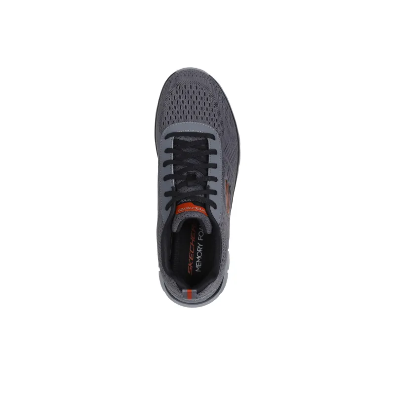 Skechers Track Slip Resistant Lightweight Abrasion Resistant Low Top Running Shoes Men's Gray-4