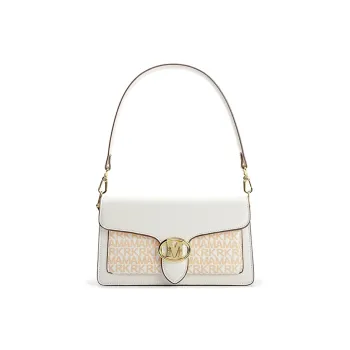 FAIRWHALE PVC Small Square Bag Handbag Shoulder Bag Regular Women's Vanilla White/Acorn Brown