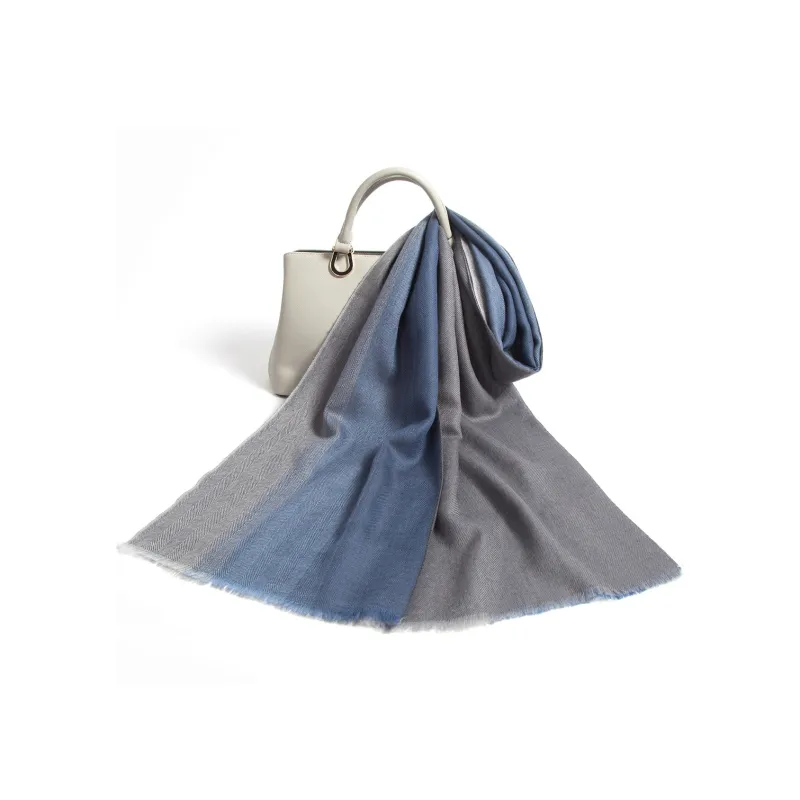 Shanghai Story 100% Cashmere Knit Scarves Unisex 5 Colors To Choose Gift Box Set-9