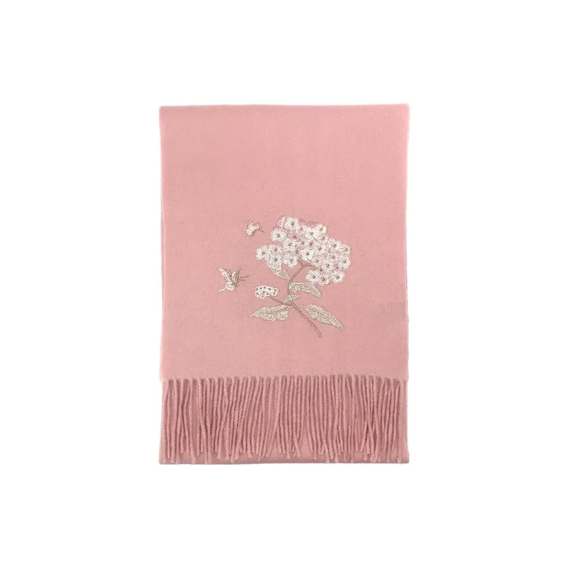 Hang Silk Road 100% Sheep Wool Knit Scarves Women's-5