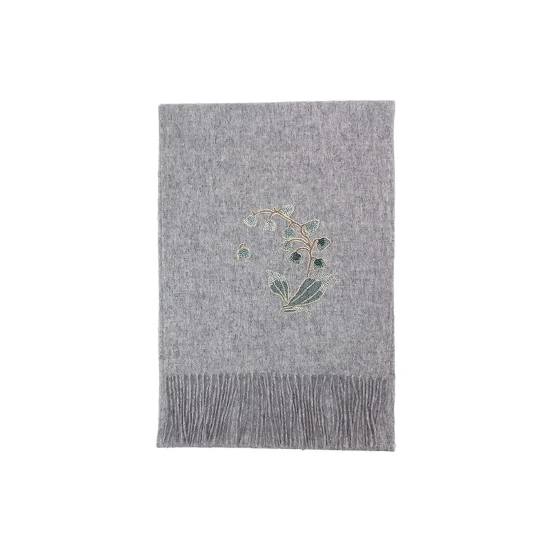 Hang Silk Road 100% Sheep Wool Knit Scarves Women's-7