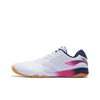 LiNing Slip Resistant, Abrasion Resistant, Breathable Low Top Training Shoes Unisex White