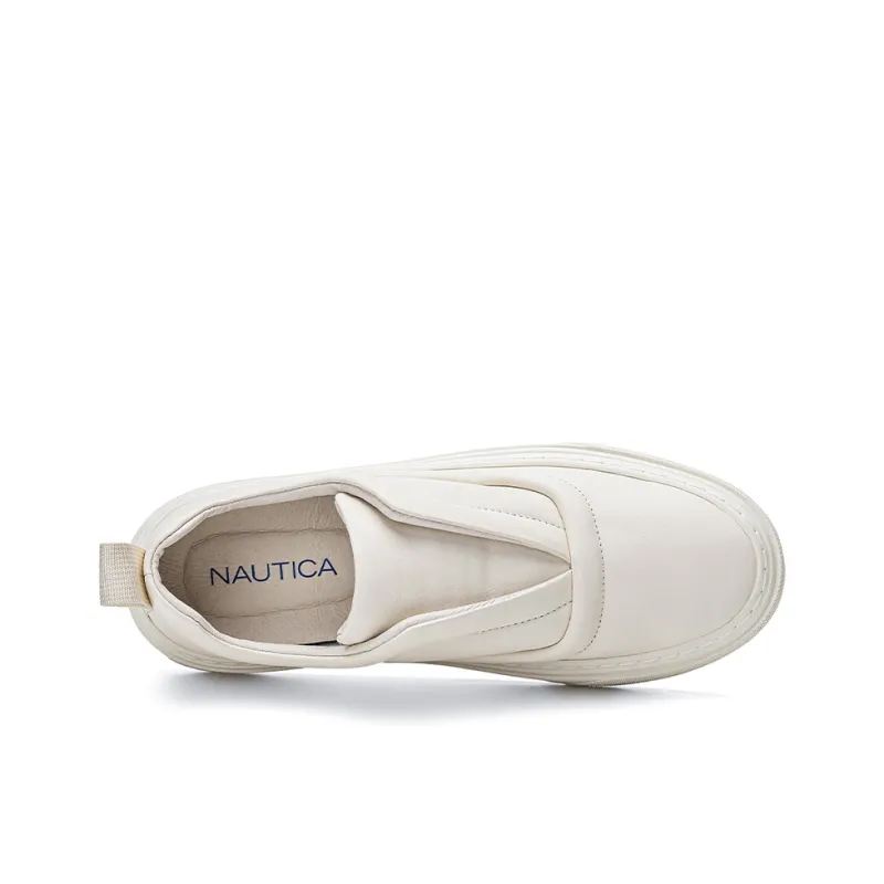 NAUTICA Anti Slip And Wear Resistant Lightweight Low Top Casual Shoes Men's White-3