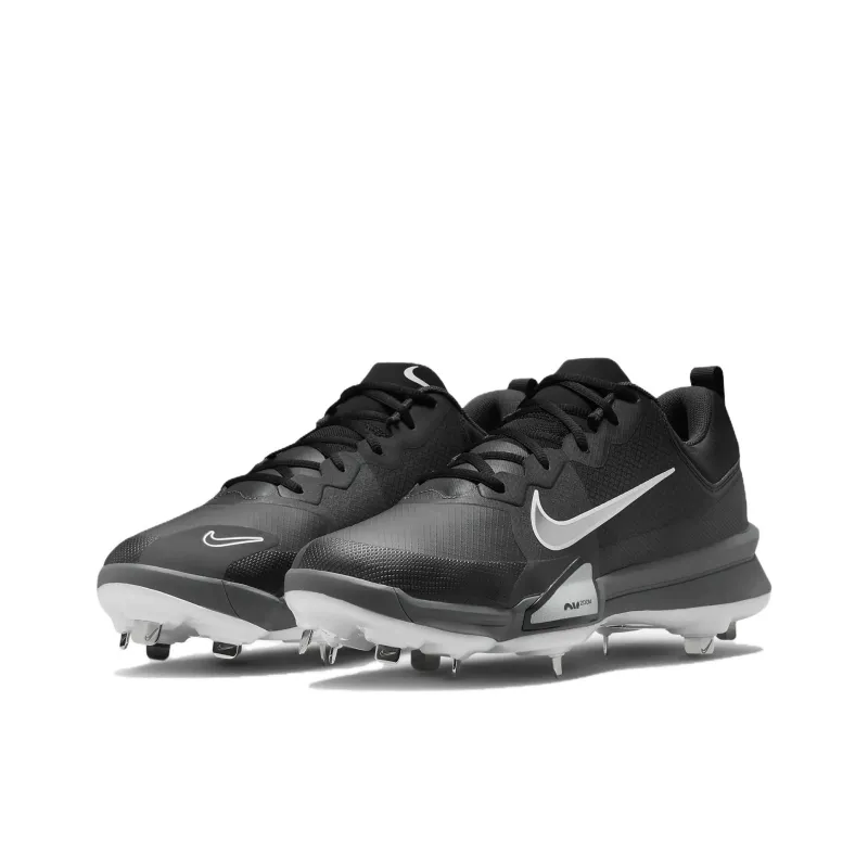 Nike Force Zoom Trout 9 Pro Black Anthracite White Metallic Silver-2