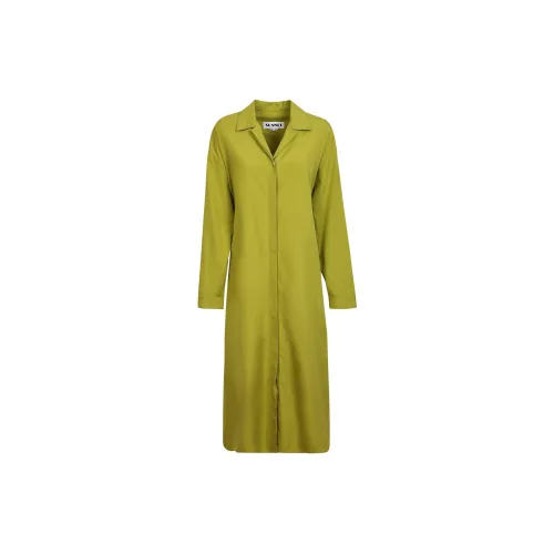 Sunnei Long-Sleeved Dresses Women's Olive Green