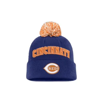Nike Cincinnati Reds Peak Men's Nike Mlb Cuffed Pom Beanie