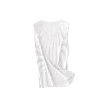 Flowers In Water Tank Top Women's 1 Pack Ecru