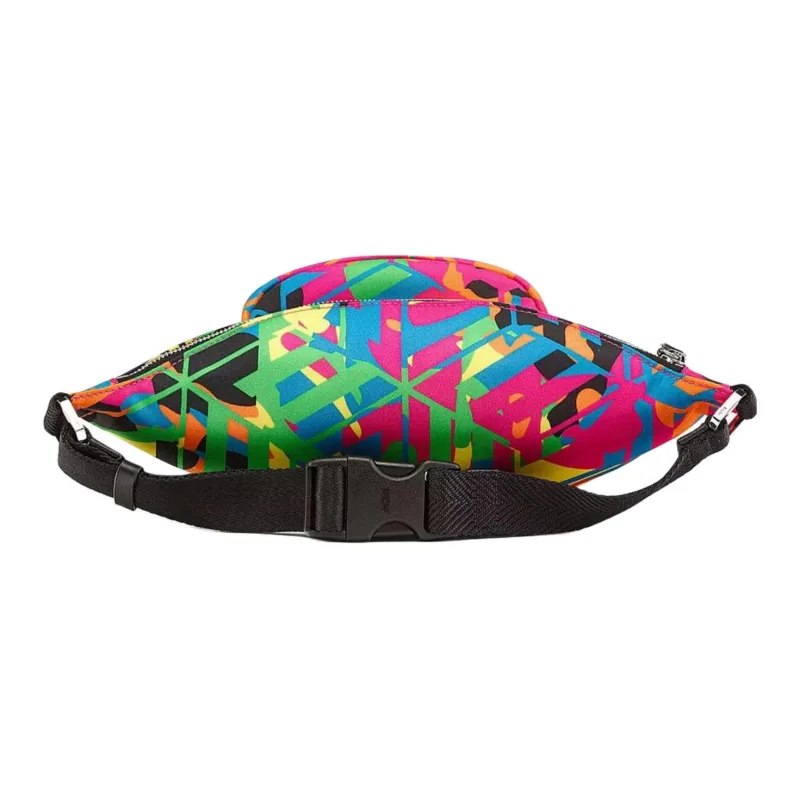 MCM Cubic Series Nylon Sling Bag, Fanny Pack Mini Men's Multicolor-3