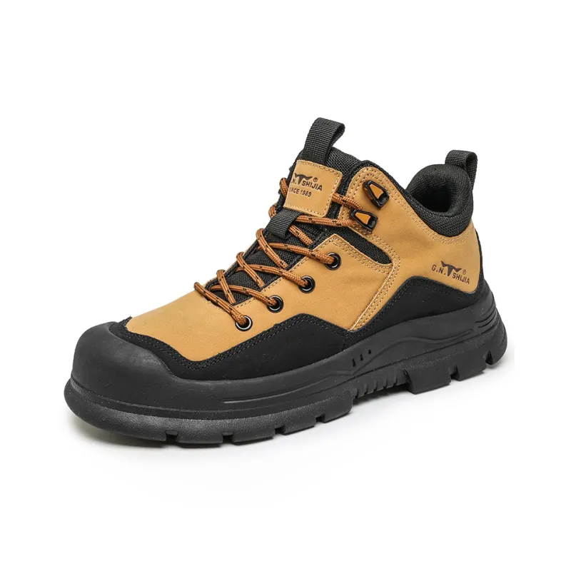 G.N.SHIJIA Wear Resistant Lightweight Height Increasing Coverage Low Top Casual Shoes Men's-6