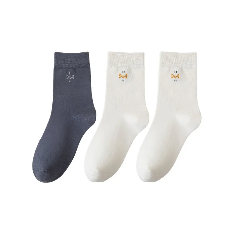 MIIOW Mid Calf Socks Men's Combo Set-4