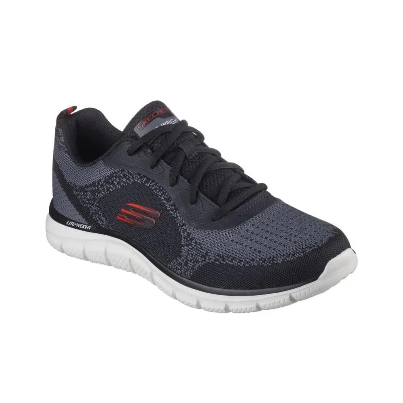 Skechers Track Anti Slip Wear Resistant Low Top Training Shoes Men's Black-1