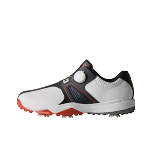 Adidas 360 Golf Shoes Men Low-Top White X University Marine Blue X Red