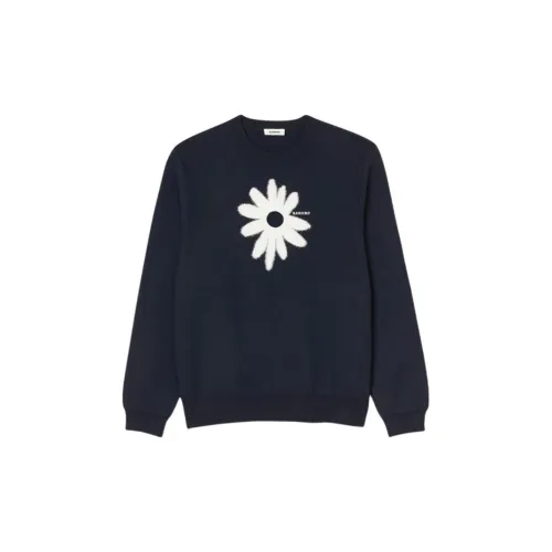 Sandro Floral-intarsia Fine-knit Jumper