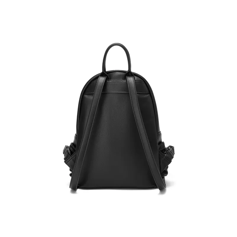 MEXICAN PU Backpack Regular Women's Black/Coffee-1
