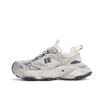 GLO BULL Anti Slip Wear Resistant Breathable Height Increasing Low Top Chunky Sneakers Unisex White Black