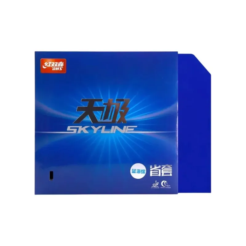 DHS Skygrid 2 Table Tennis Rubbers Sponge Inverted Rubber Quick Attack Compatibility Advanced Model, Adults 2.1mm Blue-0