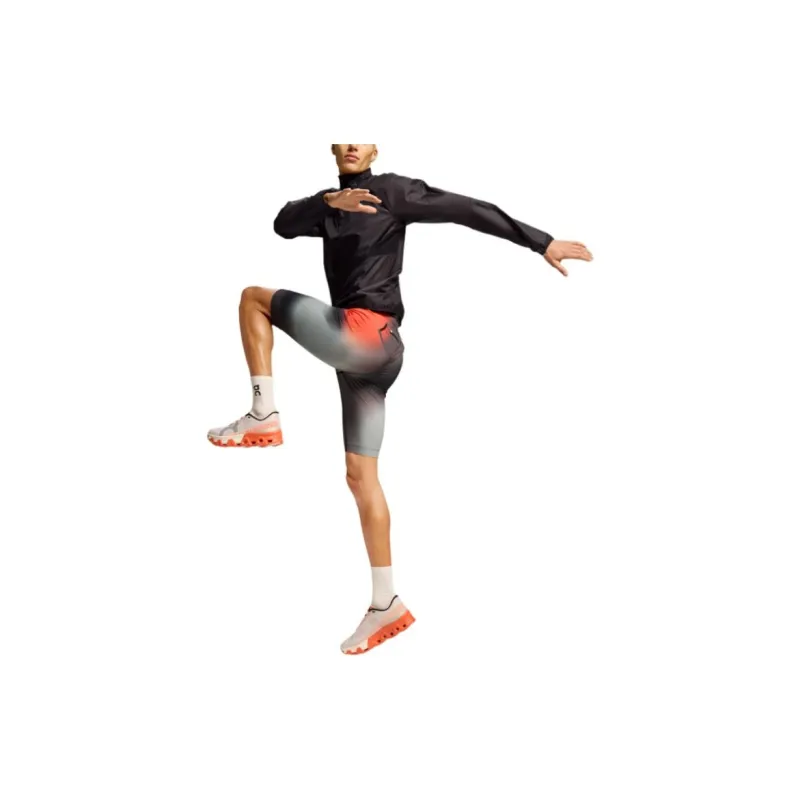 On Race Tights Half Sports Shorts Men's Black Contour-3