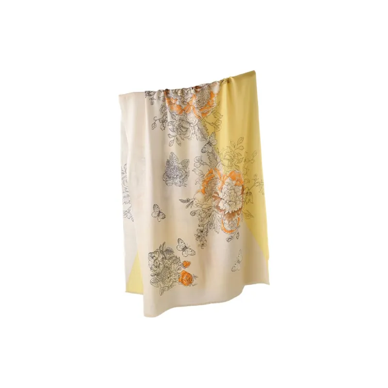 Hang Silk Road Sheep Wool Knit Scarves Women's-3