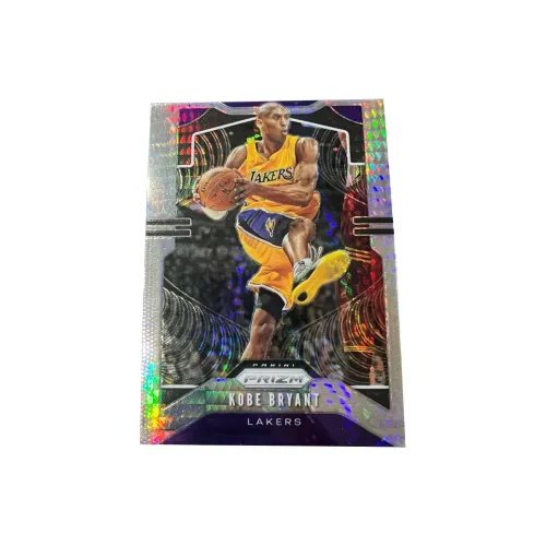 PANINI Lakers Hall Of Fame Kobe Bryant Team Leader Prizm Collection Silver Ripple Star Card Rare Card Sports Cards 1 Pc