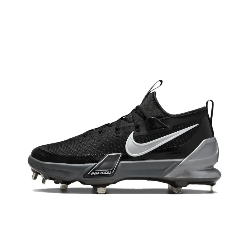 Nike Force Zoom Trout 9 Elite Black Anthracite White Metallic Silver-0