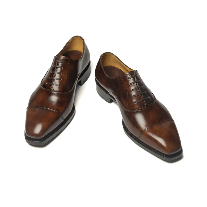 Bansley Dress Shoes Men's Brown-2