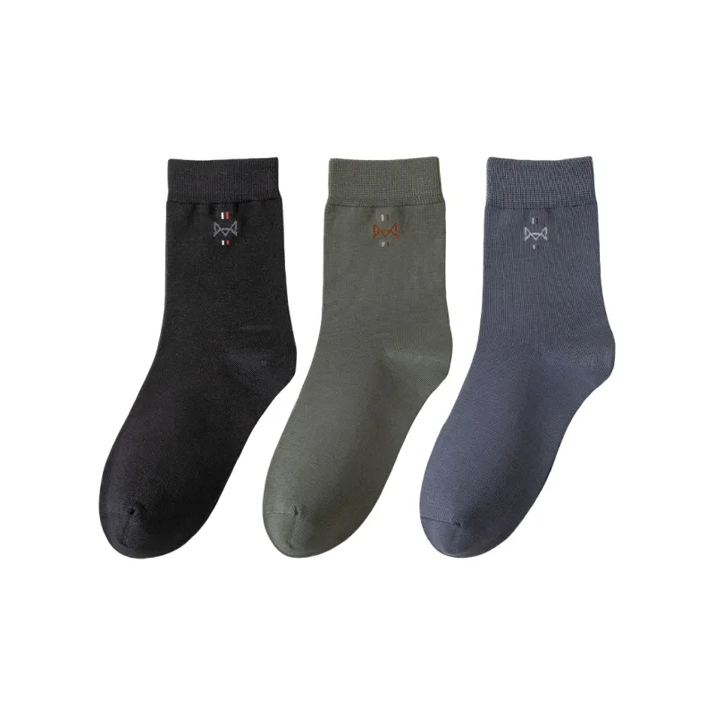 MIIOW Mid Calf Socks Men's Combo Set-2