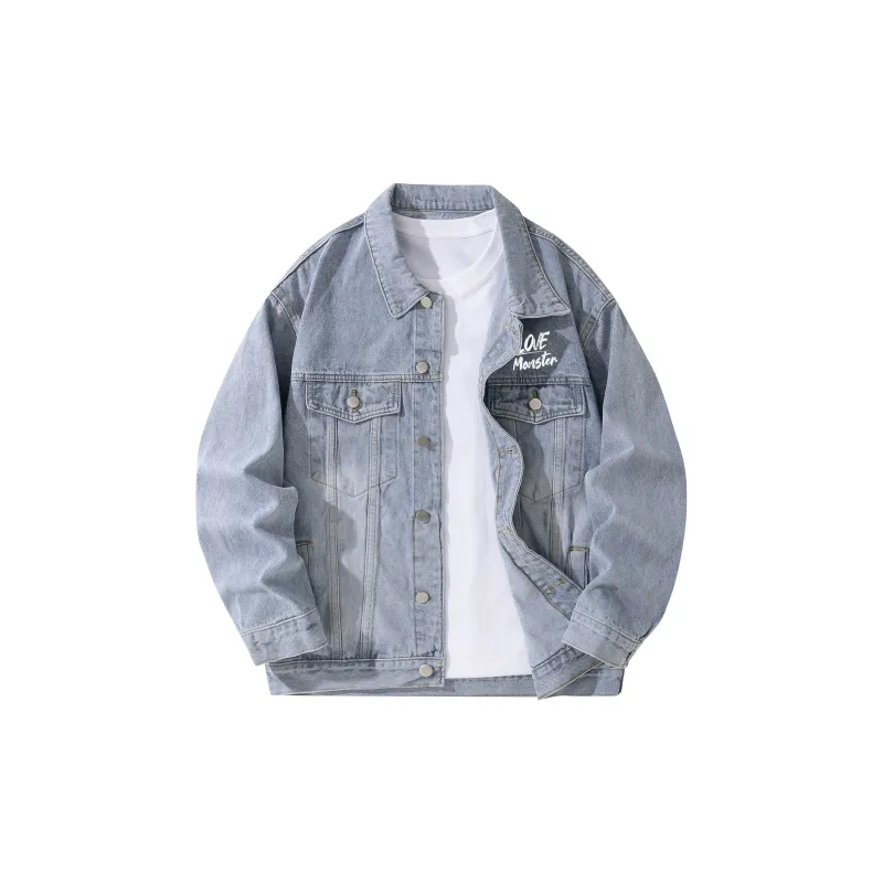 Love Monster Denim Jacket Unisex-11