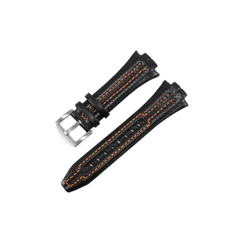 Craftsman Watch Bands Compatible SEIKO Sportsura Collection SNL017 7L22 SNA595P2 Lug Genuine Leather Watch Band Unisex