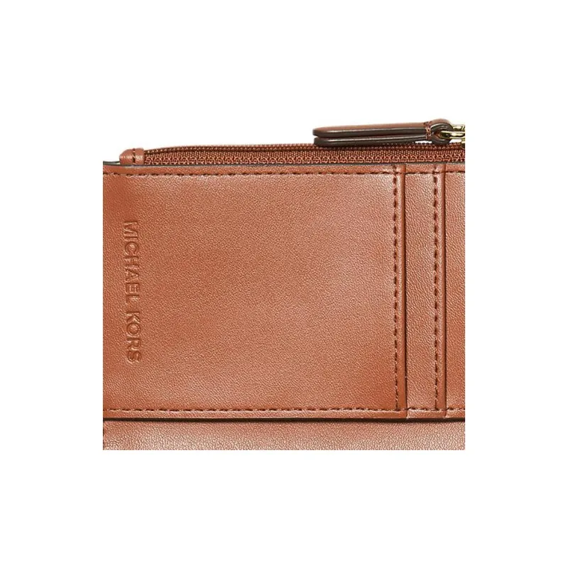 MICHAEL KORS Canvas Wallet Medium Size Women's Brown-3