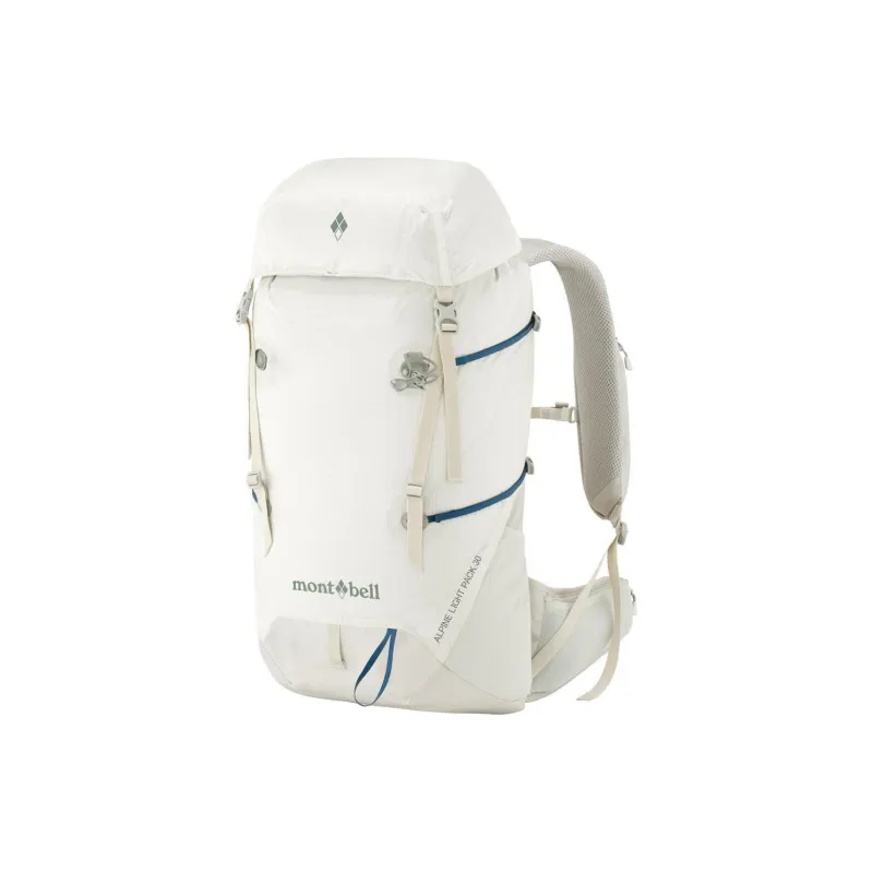 MONTBELL Nylon Outdoor Mountaineering Bag, Backpack Regular Unisex White-1